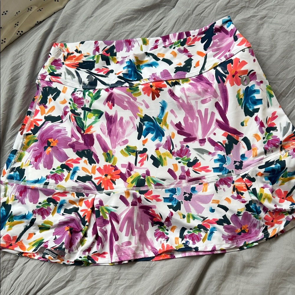 Fun multi-color tennis skirt